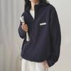 Polar Fleece Jacket Women's Autumn and Winter Loose American Thickened Stand-up Collar Pullover Sweater Fleece Warm Top