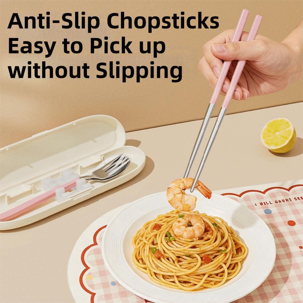 Stainless Steel Portable Tableware Set 3in1 Spoon Cutlery Set Flatware Set  Outdoor Dining