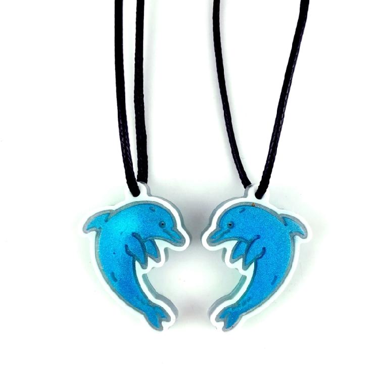 Dolphin Silicone Mold Pendant Resin Epoxy Mold for Casting Resin Keychain Mold