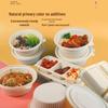 Disposable 4-Compartment Biodegradable Corn Starch Meal Box