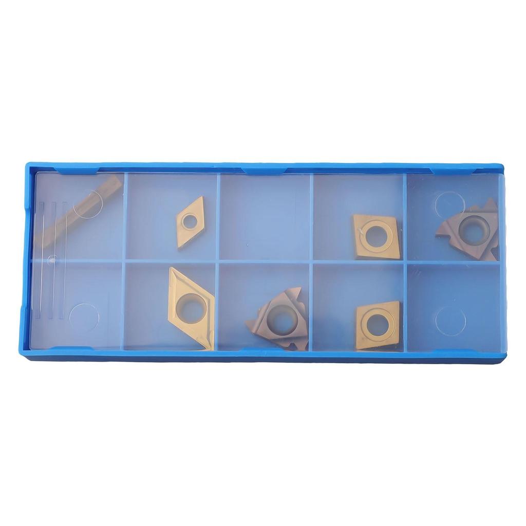 7pcs Carbide Inserts for 16mm Shank Lathe Boring Bar Turning Tool Holder CS