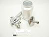 Professional Air Spray Gun, 2.0mm Nozzle Diameter, 1000cc Lower Cup, Suction Type, Adjustable Pattern, Air Volume, and Discharge Rate