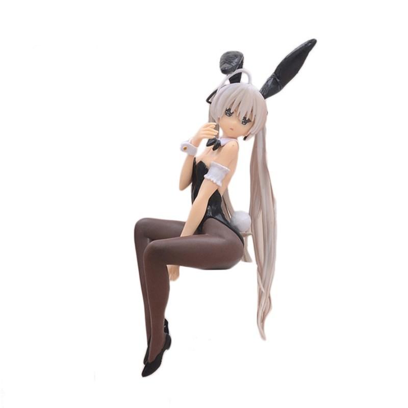 15CM Yosuga No Sora Anime Figure Kasugano Sora Sexy Bunny Girl PVC Action Figure Host Computer Chassis Decor Car Ornaments Toys