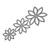 Flower Bloom Frame Metal Silvery Stencil Embossing Cutting Dies For Diy Scrapbooking Paper Album Cards Making
