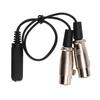 Breakout Cable 1 4in Female To Dual XLR Audio Splitter Adapter 3 Pin 30cm Length