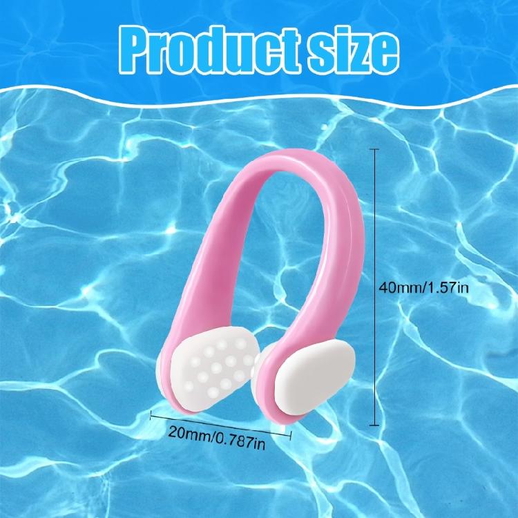 Swimming Nose Clip with Storage Box Silicone Nose Clips Swimming Accessories Swim Nose Plugs for Water Sports