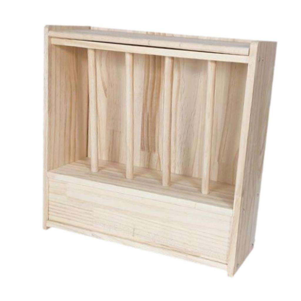 2 in 1 Rabbit Hay Feeder with Toilet Box,Bunny Feeder Manger,Wooden Food Feeding Manger,Grass Rack Litter Pan for Small Animals