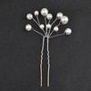 Pearl Hair Pins Pearl Crystal Bobby Hair Pin Wedding Hair Accessories Pearl Shaped Hair Pins For Brides Bridesmaids Women
