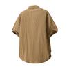 Men's Summer Casual Knitted Shirt Short Sleeve Striped Hawaiian Beach Top Fashionable Blouse