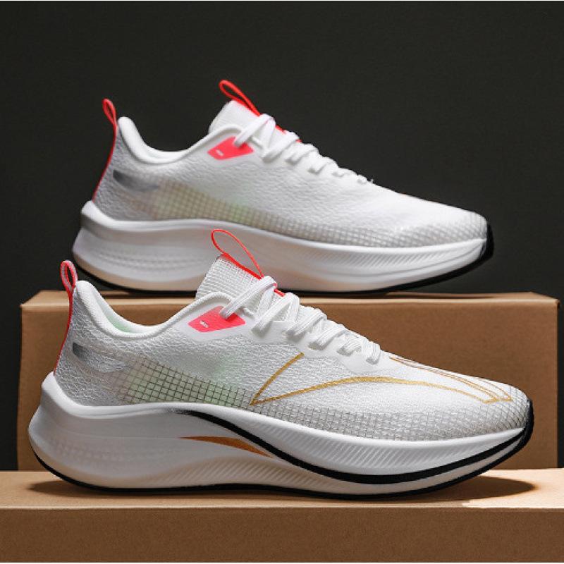 Autumn Running Shoes for Men's Carbon Plate Shock Absorption Small Size Sports Shoes Breathable Couple Casual Travel Shoes Professional