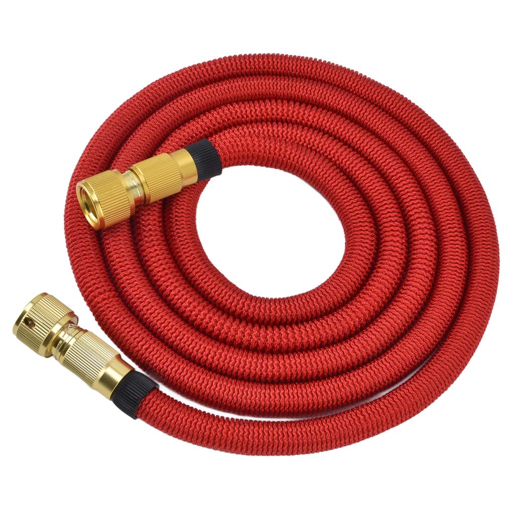 Water Hose Expandable Brass Quick Connector Garden Water Pipe for Watering Car Wash 24.6ft
