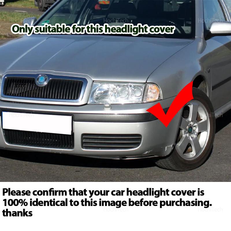 For Skoda Octavia Ouya 1U 2001 2002 2003 2004 Headlight Cover Car Headlamp Lens Glass Replacement Front Lamp Shade Auto Shell