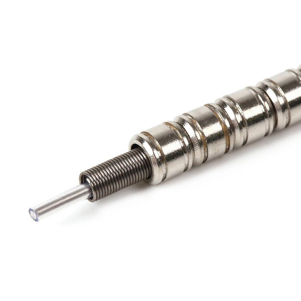 Aluminum Pipe Set Including and Core Wire R-STYLE (Silver) - 3-piece Pipe, Spring, (L 5.0mm)