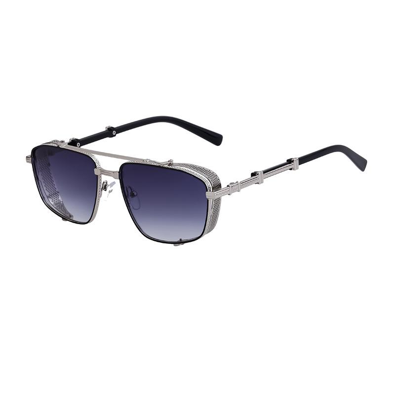 JYL TS Men's Steampunk Square - Bold Trendy Fashion Sunglasses ZS-98225