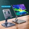 כל מתכת מתקפל הרמה מחזיק טלפון נייד Lazy Desktop Holder טלפון נייד טאבלט מחזיק אוניברסלי רב זווית מתכוונן נייד