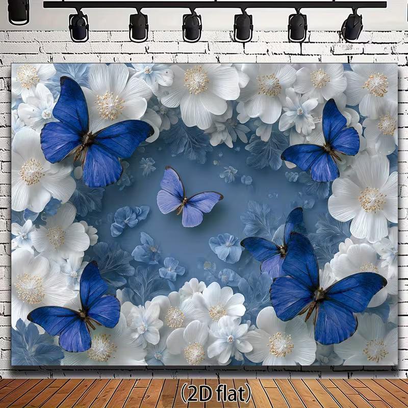

2D Pink Tulip Garden Photography Backdrop Wooden Fence Background 47.2x31.5inch/120*80cm