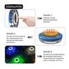 Solar Floating Pool Light IP68 Waterproof Swimming Pool Lamp Outdoor Decorative Light Blue LED Floating Garden Pool Light