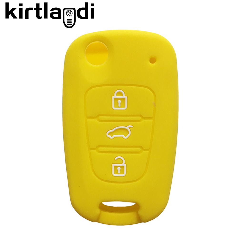 

силиконовый чехол для ключа откидной складной чехол для ключа для Kia Rio 3 sportedge ceed Soul Cerato 2 для Hyundai i20 ix35 i30 Accent держатель для ключа