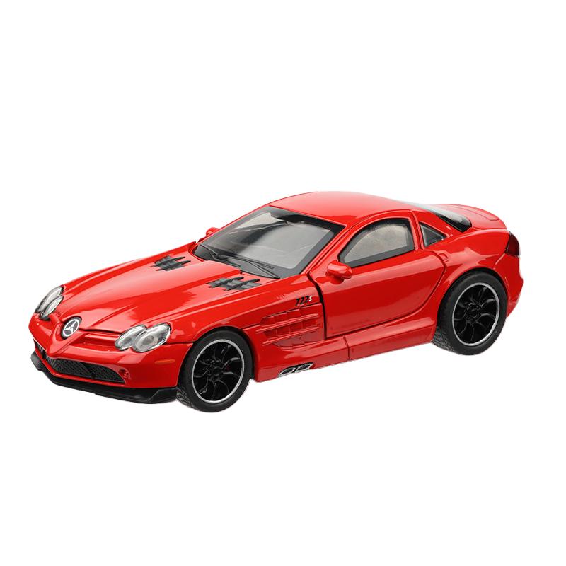 1/32 Mercedes Benz SLR Supercar Metal Aliaj Turnat Sub Presiune Model Mașină Miniatură Colecție Hobby Cadouri