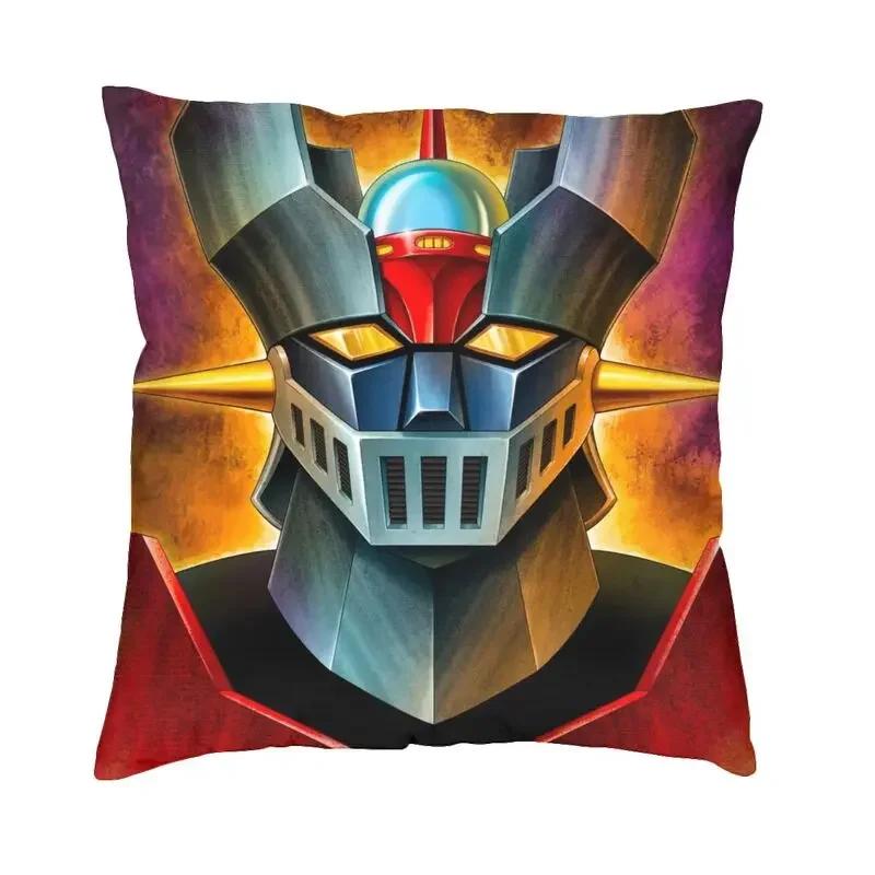 Goldorak Grendizer poszewka na poduszkę na sofę Anime UFO Robot Goldrake luksusowa poszewka na poduszkę kwadratowa druk 3D niestandardowa poszewka na poduszkę