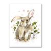 Cartoon Cute Animal Bear Lion Tiger Panda Rabbit Jungle Art Poster Canvas Painting Wall Print Picture for Living Room Home Decor
