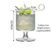Straight Glass Goblet, Creative Cocktail Glasses Cups,Thin Juice Glasses Cup, Transparent Champagne Cold Drink Glass Cup