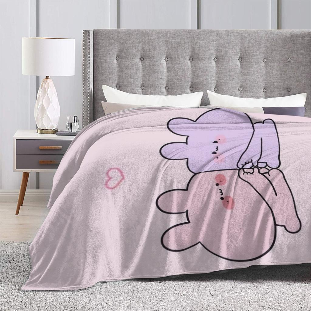 Asamimichan and Anemimi Blanket Ultra Soft Throw Blankets for Sofa 50x60 Inch Multiple Sizes Plush Thin Quilt