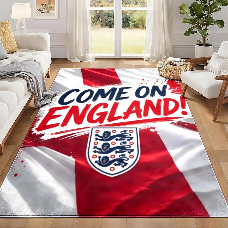 England national football team Carpet Door Mat for Living Room or Bedroom Protective Mat Under Chair Office Decoration Christmas Gift Birthday Present