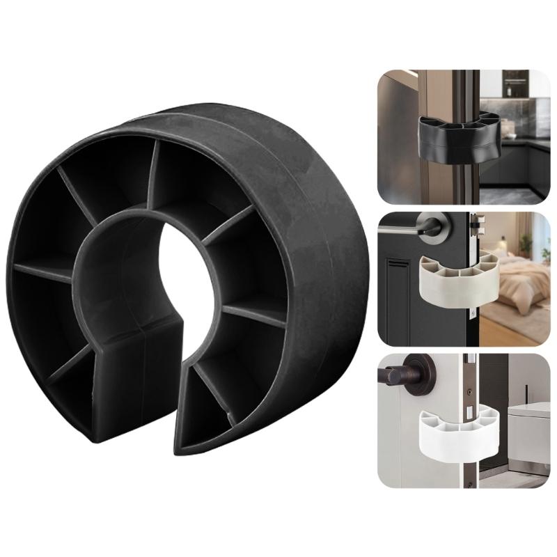 Thickened Door Stoppers with Elastic PVC Design Kid Safe Finger Guards Quick Fixing for Homes Kitchen Bathroom Bedroom