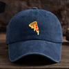 Fun Pizza Printed Baseball Hat for Men and Women Outdoor Fashion Multi functional Fisherman's Hat Trendy Style