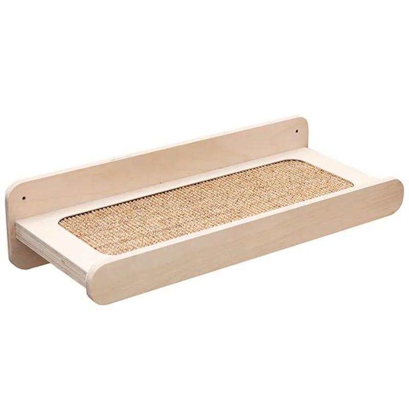 Home Cat Climbing Frame Wooden Wall Mounted Cat Wall Tree Resting Frame Living Room Pet Plaything Nest Small Animal Products