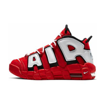 Nike Air More Uptempo University Red Schwarz Weiß GS Sneaker CD9402-600