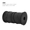 100m 9 Strands 4mm Heavy Duty Parachute Cord Lanyard String Cloth Line Camp Rope (Black)