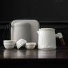 Corporate business gift set Practical coarse pottery cup Company holiday annual meeting opening event side gift Team building gift