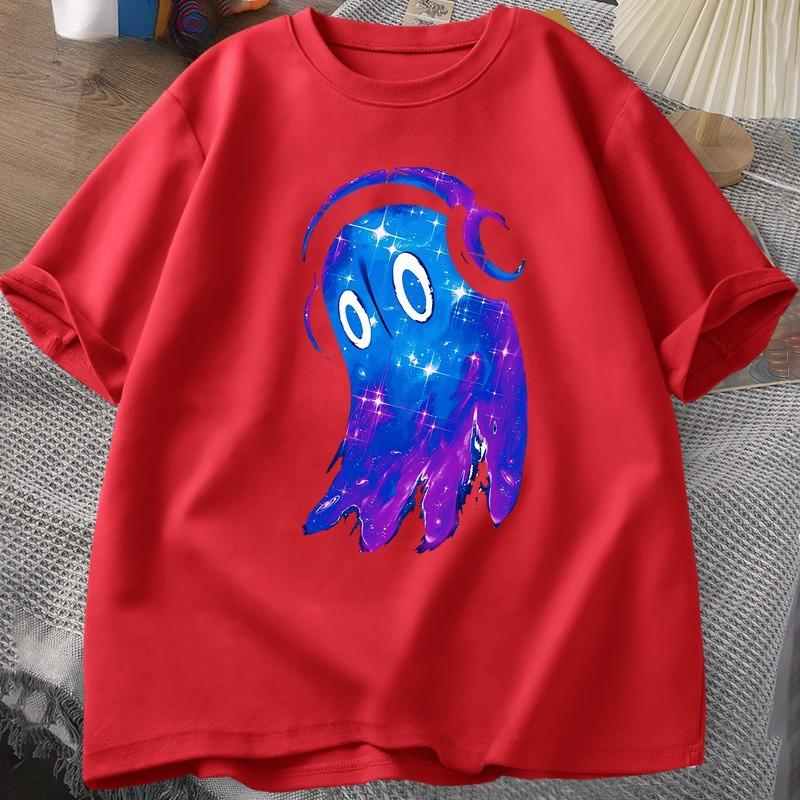 Undertale Napstablook Music Ghost T Shirt Casual Cotton Short Sleeve Unisex Sclothes O Neck Top Summer Graphic T Shirts Oversized