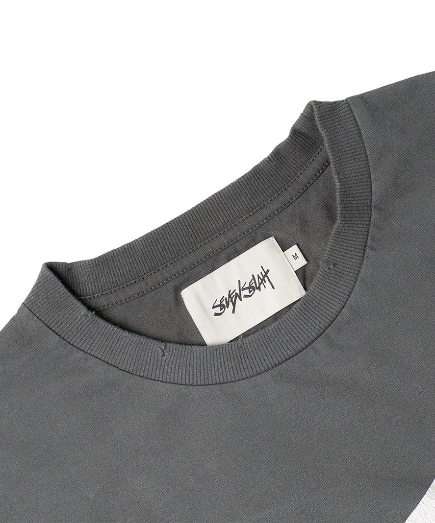 SEVENSELAH Heartbone Vintage Washed Long Sleeve Vintage Black
