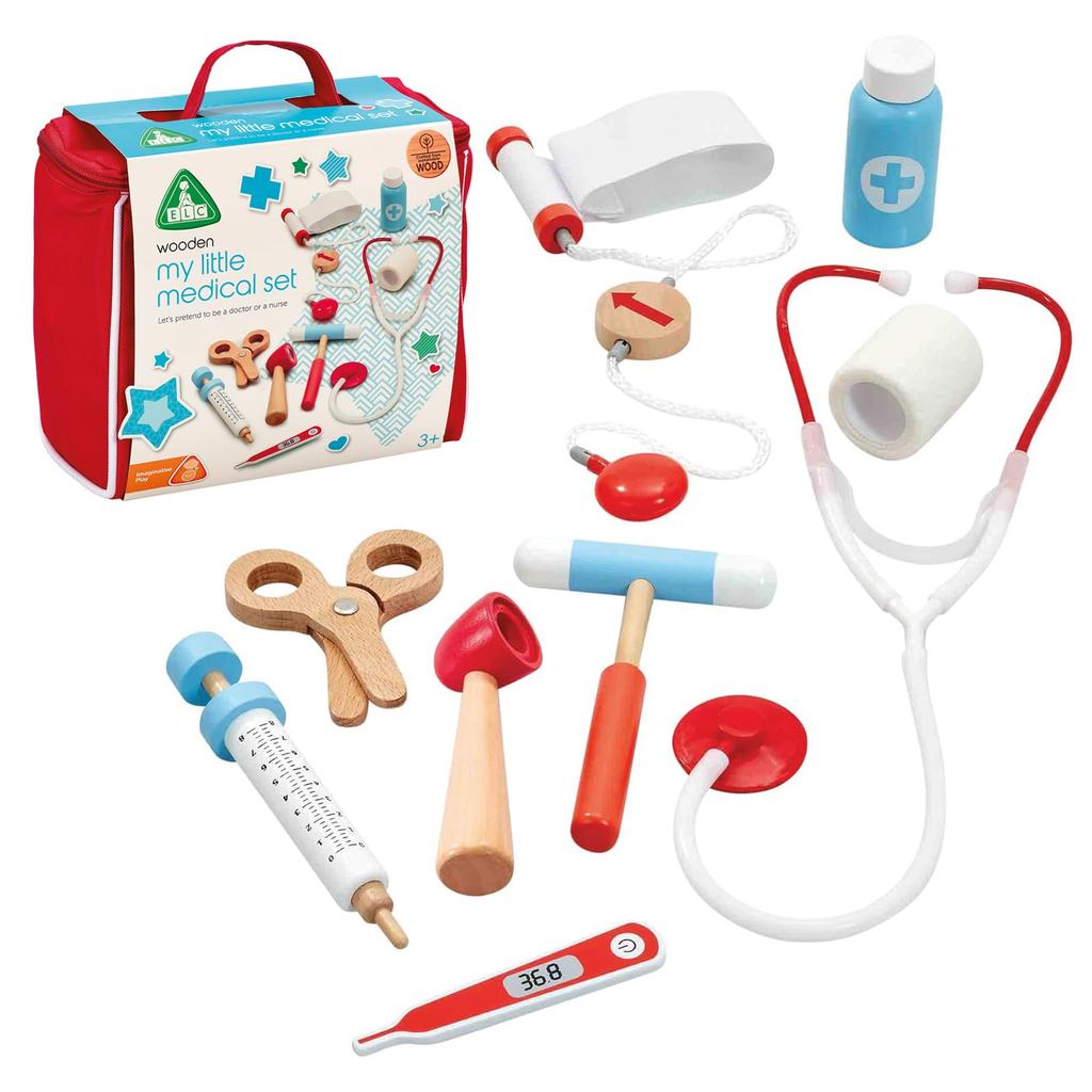Early Learning Centre Early Learning Centre Wooden Pretend Play Doctor Hospital Set 200210 Authentic