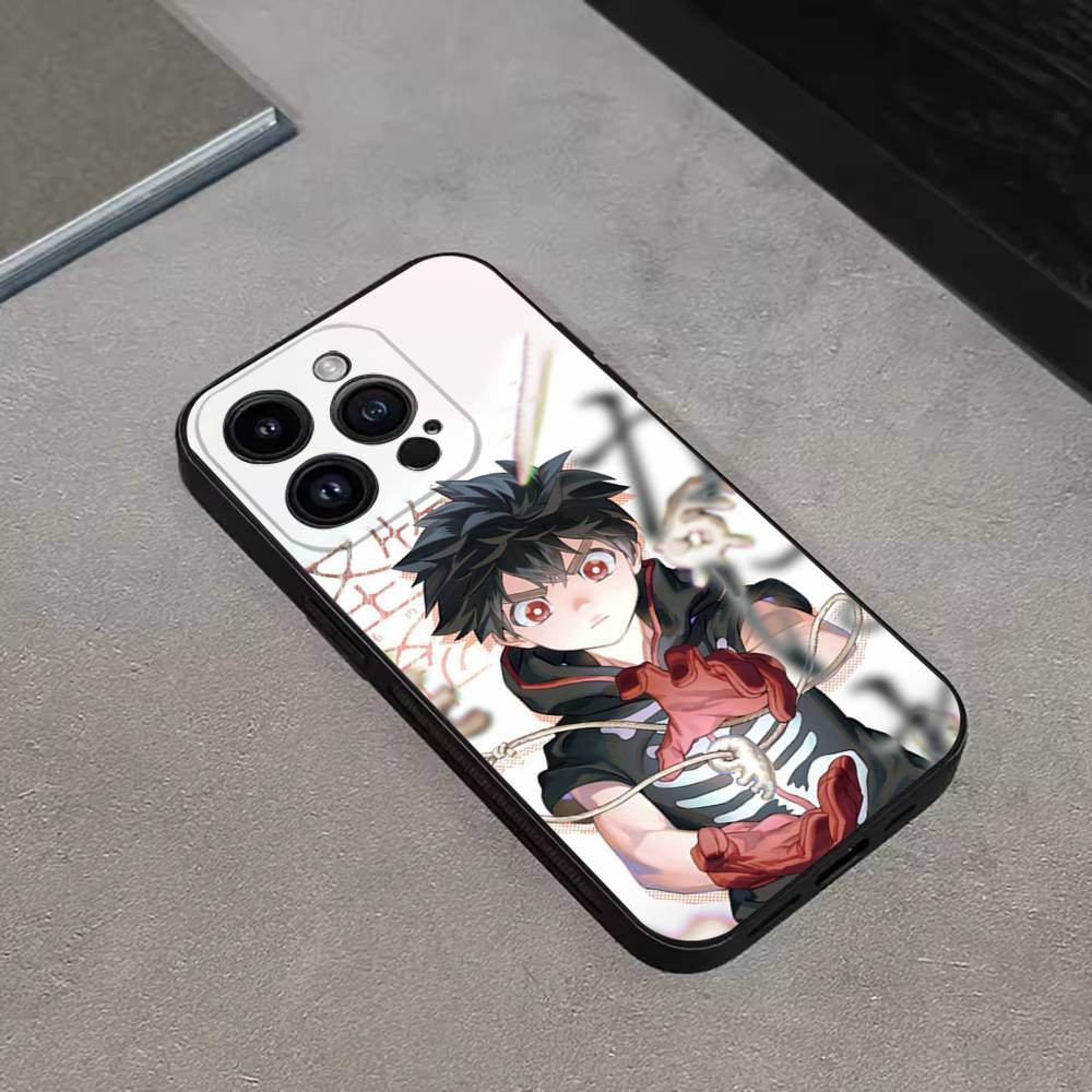 anime Kemono Jihen Phone Case For iPhone 16,15,14,13,12,11 Plus,Pro Max,XS,X,XR,SE,Mini,8,7,Soft Silicone Black Cover iPhone15promax