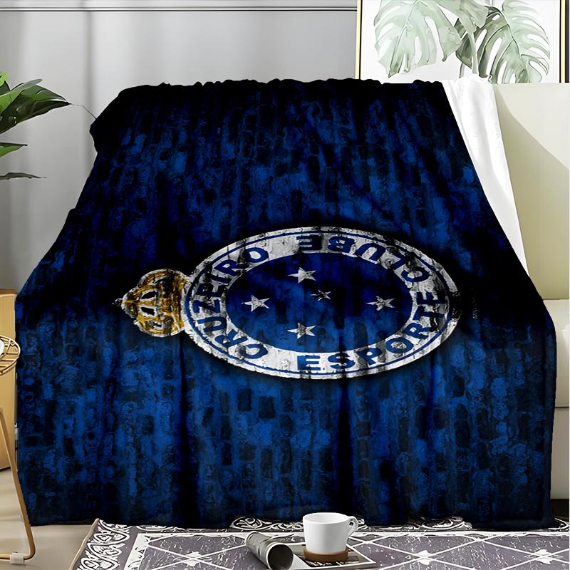 1PC Fc Esporte Printed Soft Flannel Blanket Throw for Adult Bedroom Living Room Sofa Camping Travel Fan gifts Christmas Gifts