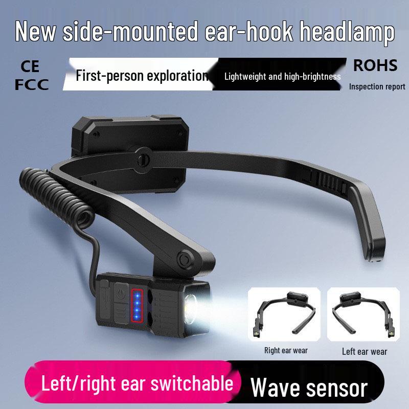 Leichte Multifunktionale Angelstirnlampe mit Zerlegbarem Outdoor-Sensor und Leistungsanzeige