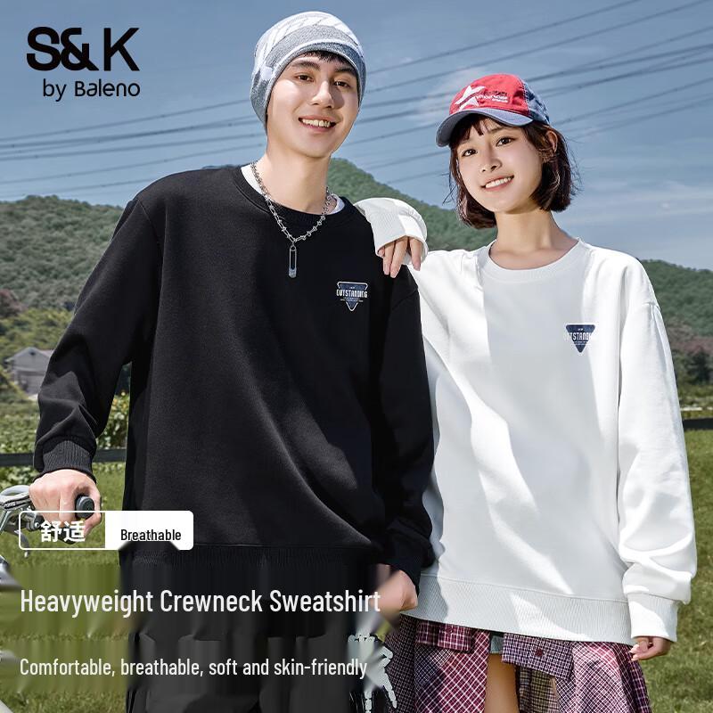 

Baleno S&K Series Couple s Relaxed Fit Sweatshirt with Geometric Print 4XL