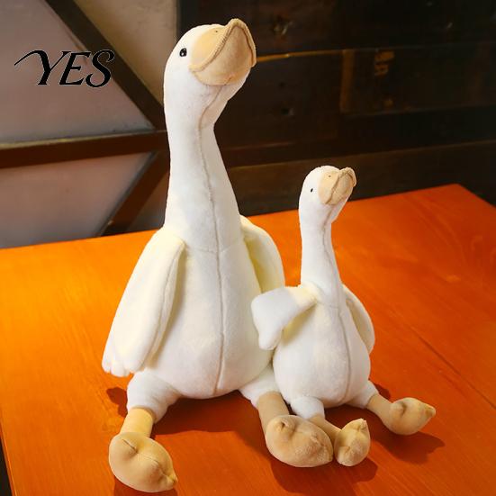 Baby Sleep Companion Long Neck Goose Plush Doll, Soft Stuffed Animal, Cute Fluffy Swan Toy Pillow for Bedroom Decor, Gift Toddlers And Adults Animal