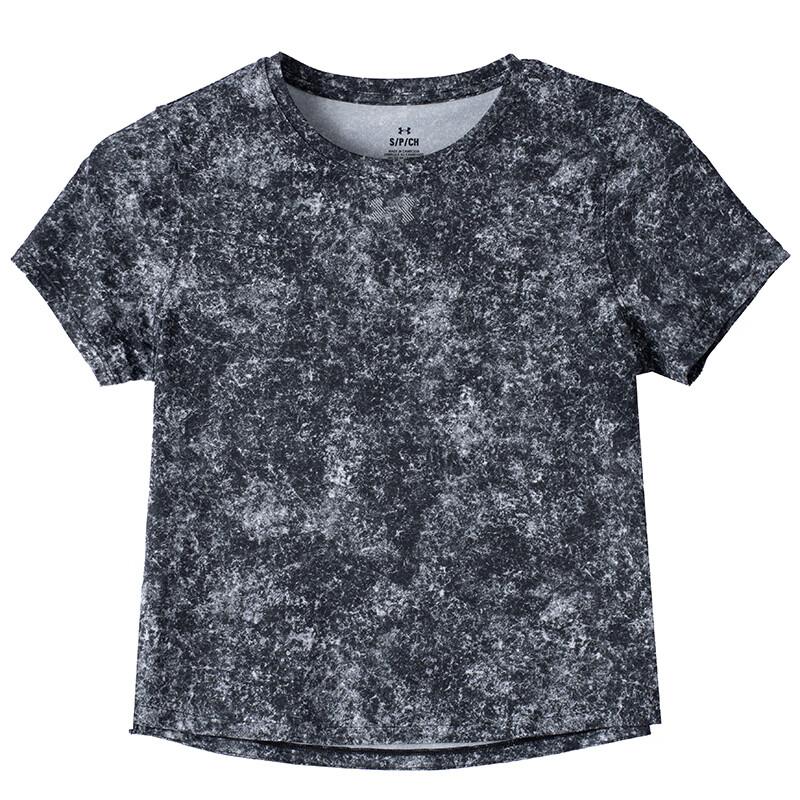 Under Armour Comfortable Breathable Round Neck Short Sleeve T-Shirt Women tops 6012729-001 M