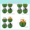 Cartoon Smiling Cat In Watermelon Garden Ornaments With Injectionmolded Pvc For Party Decorations And Collectors