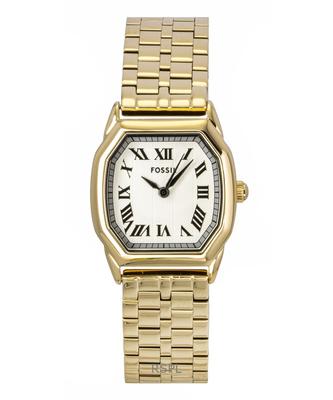 Reloj de Pulsera para Mujer Harlow Tono Oro Acero Inoxidable Esfera Crema Cuarzo ES5361