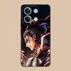 AOT Eren Yeager Matte TPU Mobile Phone Case for POCO M7 M6 M5 M4 M3 X7 X6 X5 X4 X3 Pro GT 5G Colorful Printing Cover