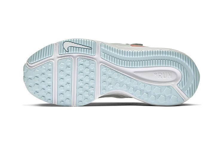 Nike Star Runner SD Round Tip Hook and Loop Leather Slip Resistant Cushioning Abrasion Resistant Low top BQ8843-001
