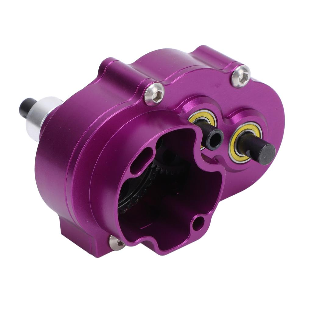 RC Car Gearbox With Chassis Aluminum Alloy Straight Axle Right Front Motor Accessories RC Car