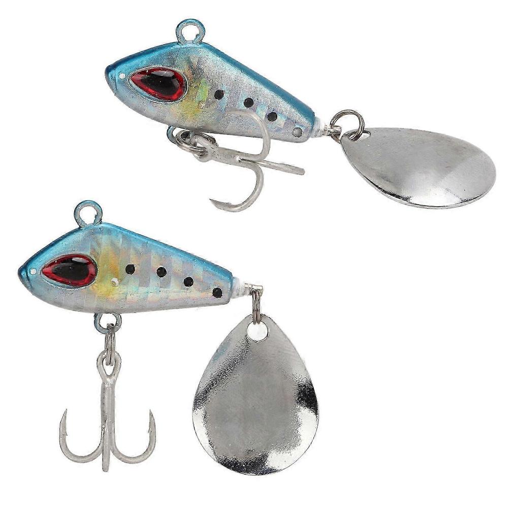 Fishing VIB Metal Mini Lures 15g Artificial Hard Fake Bait VIB Spoon Luminous Fishing Lure 25-26