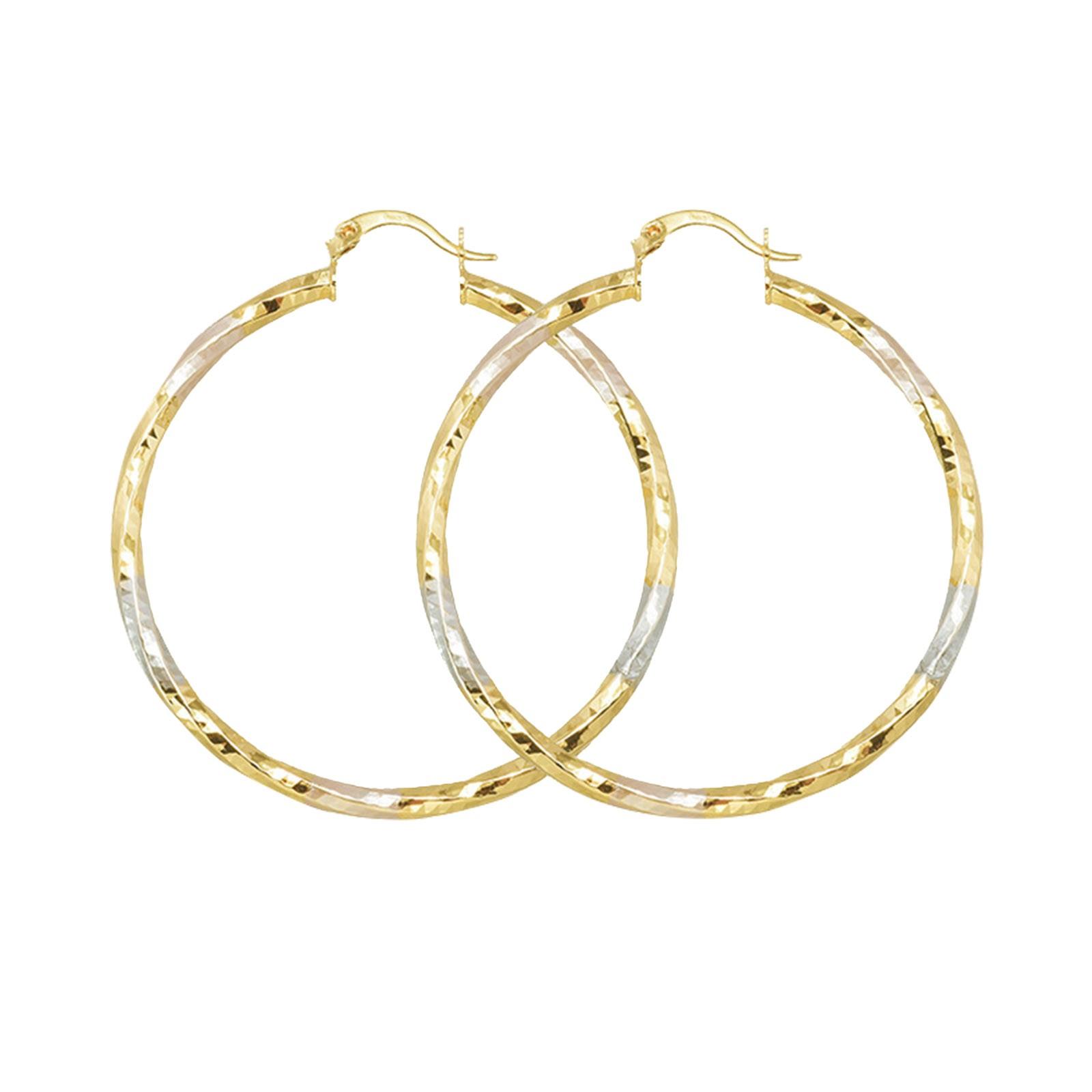 

Circular Colored Earrings With Retro One Size золотой